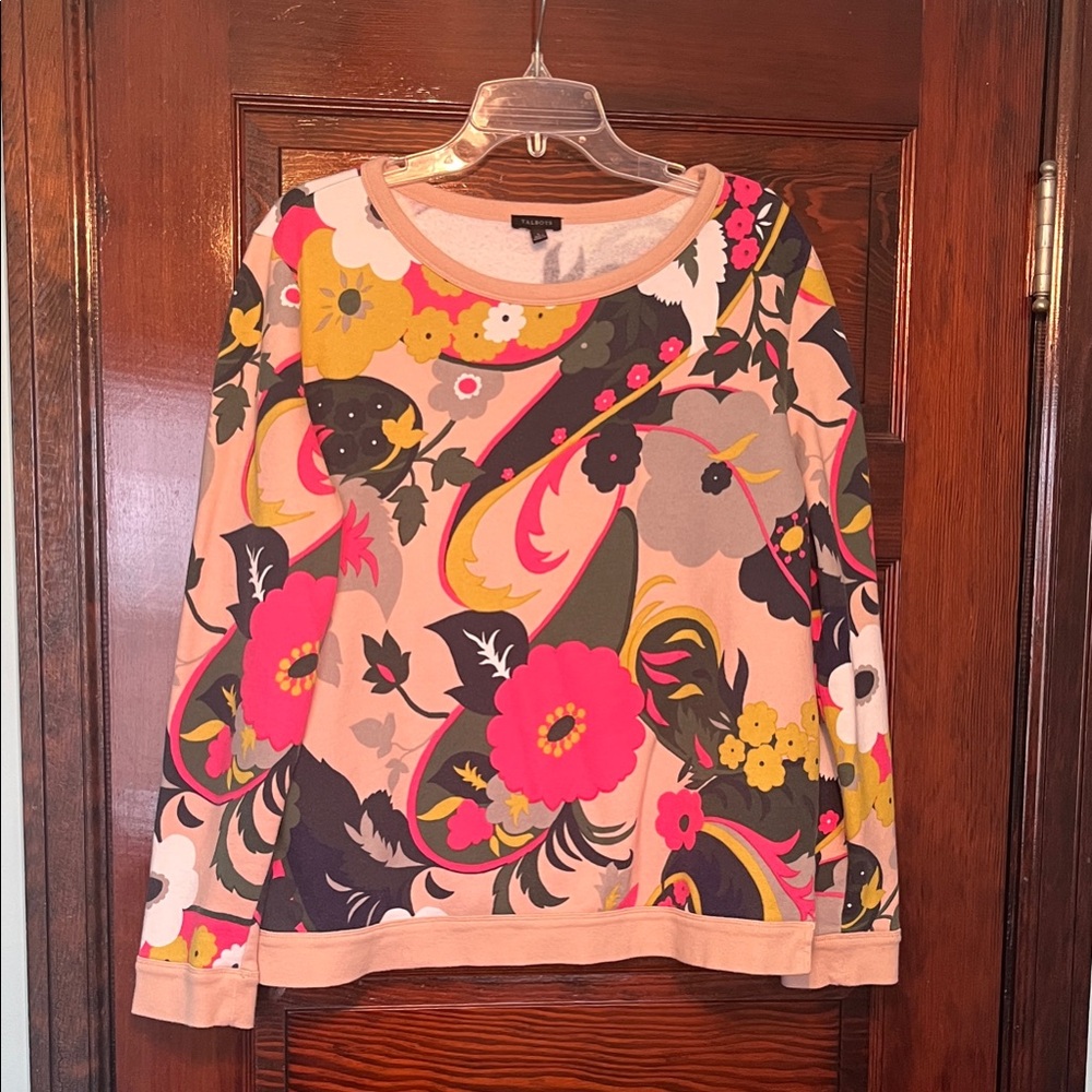 Talbots Multicolor Floral Sweatshirt